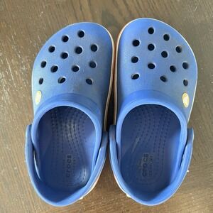 Crocs Crocband Clog Slip‎ On Shoes Size 7t  Blue